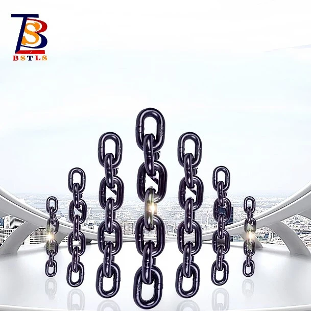 BST G80 Hoist Lifting Link Chain Black Alloy Steel Chain